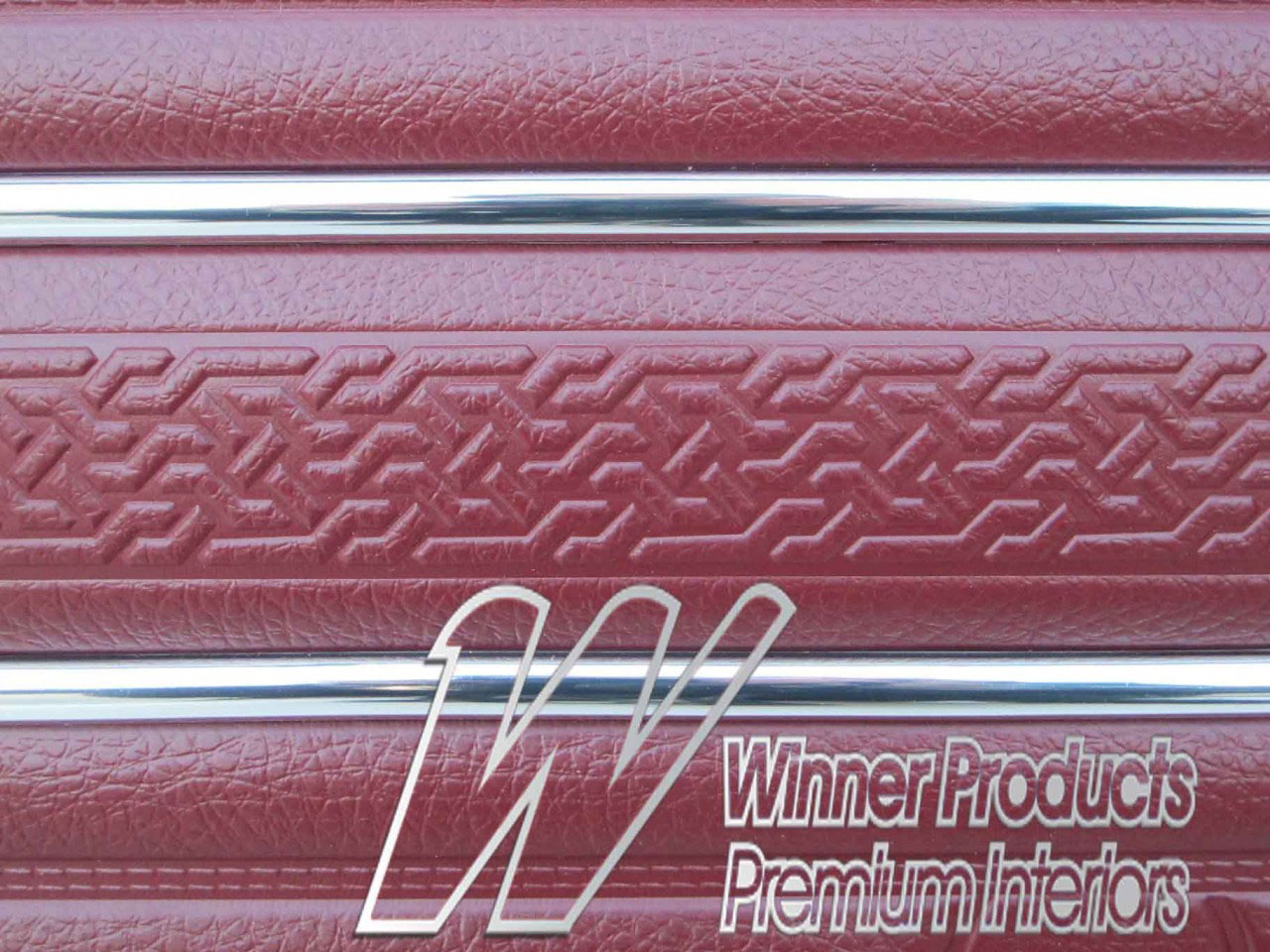 Holden Kingswood HT Kingswood Sedan 12G Morocco Red & Castillion Weave Door Trims (Image 6 of 8)