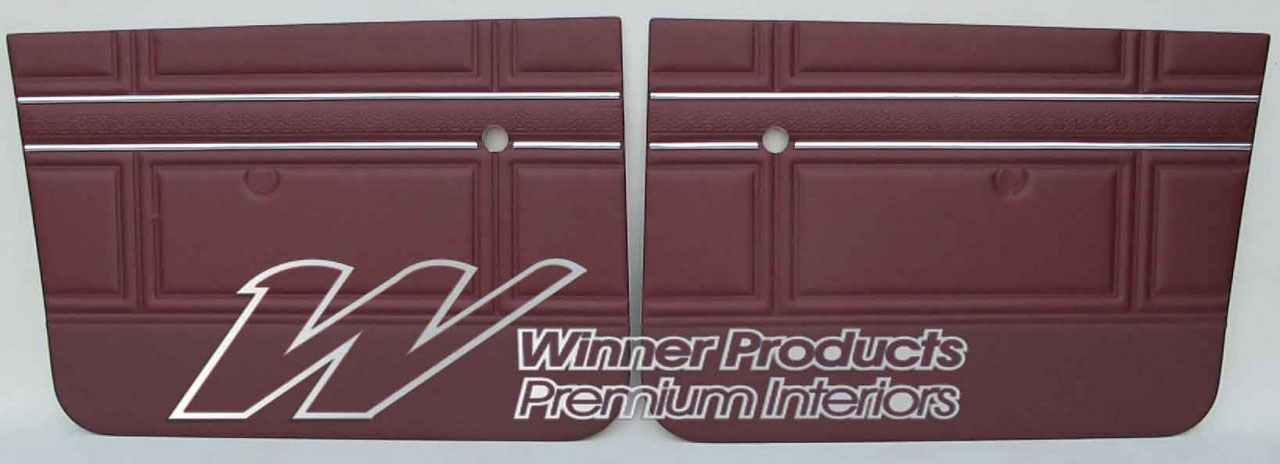 Holden Kingswood HT Kingswood Ute 12G Morocco Red & Castillion Weave Door Trims (Image 5 of 6)