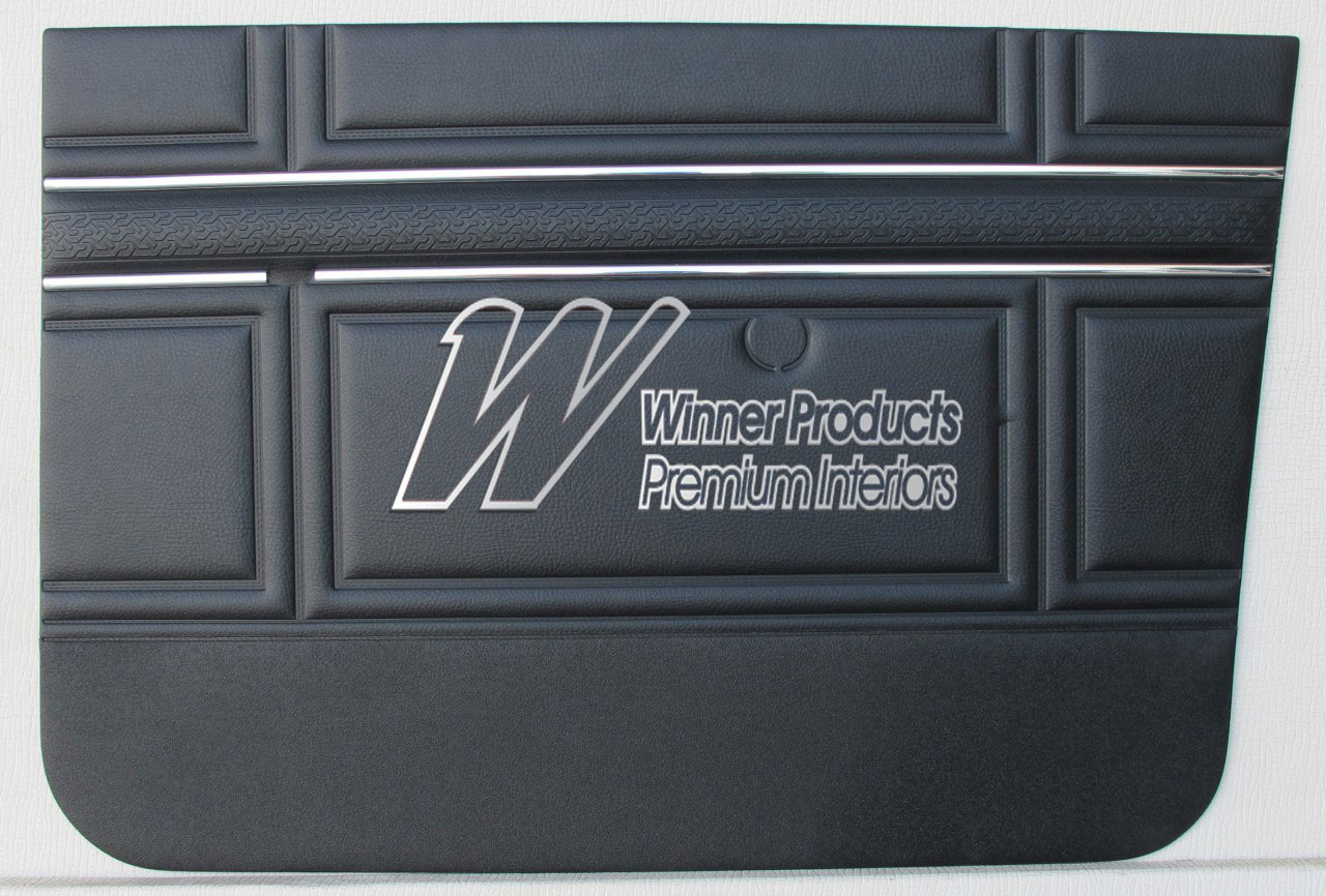 Holden Kingswood HT Kingswood Panel Van 10G Black & Cloth Door Trims (Image 2 of 4)