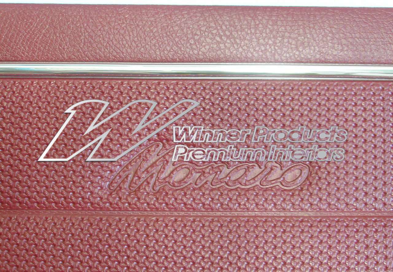 Holden Monaro HT Monaro GTS Coupe 12Y Morocco Red & Houndstooth Door Trims (Image 3 of 3)