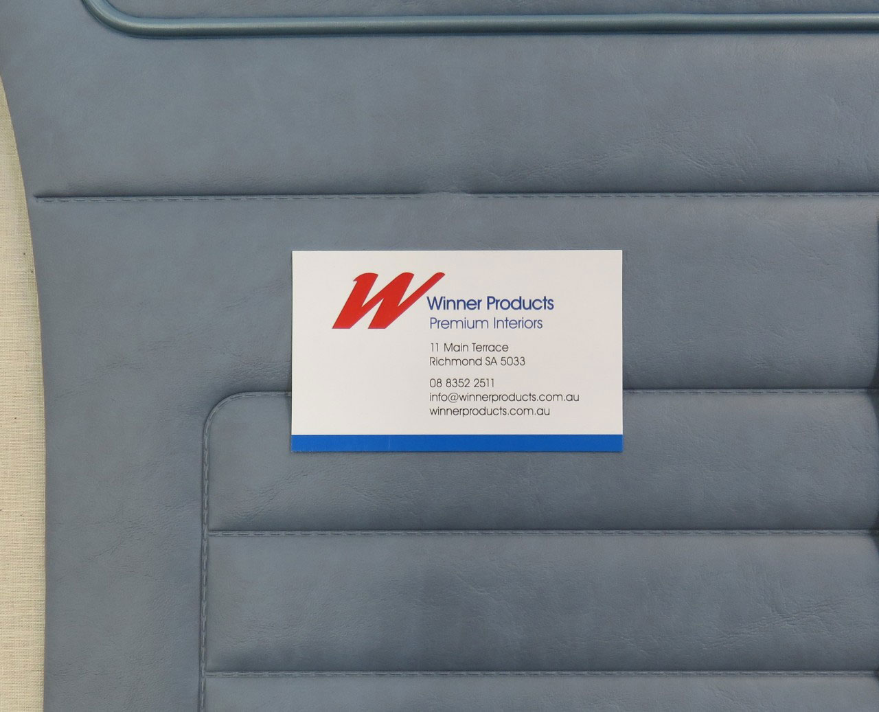 Holden Kingswood HZ Kingswood Sedan 23C Light Blue Door Trims (Image 7 of 7)