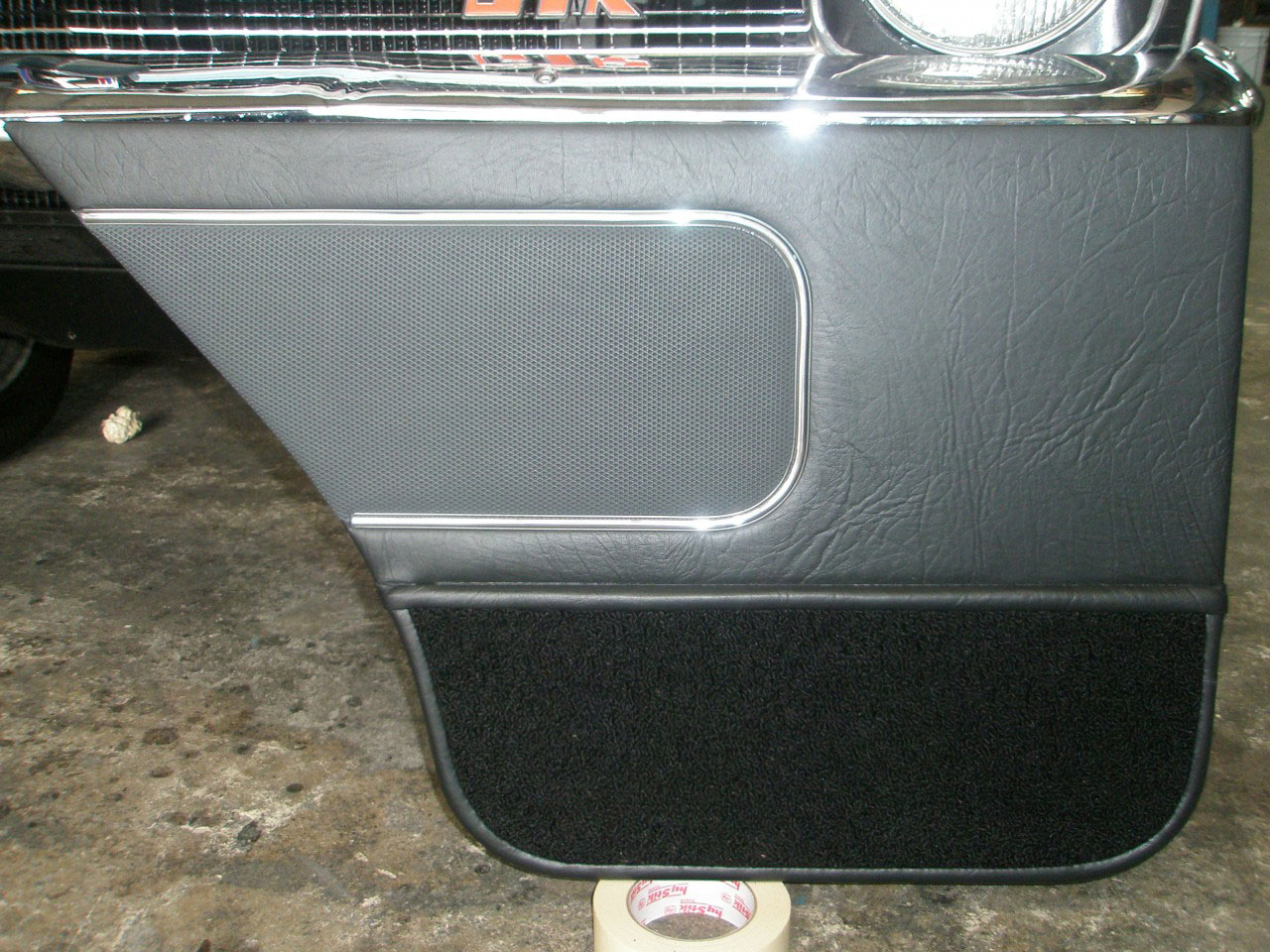 Holden Torana LH Torana SLR Sedan 19X Black & Royal Cord Door Trims (Image 3 of 5)