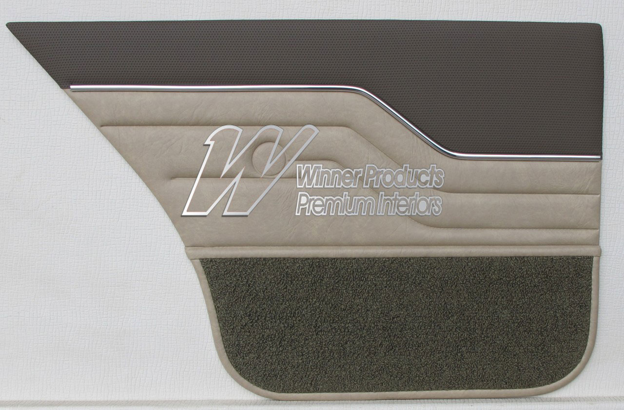 Holden Torana LX Torana SLR Sedan 60V Chamois & Printed Stripe Door Trims (Image 1 of 13)
