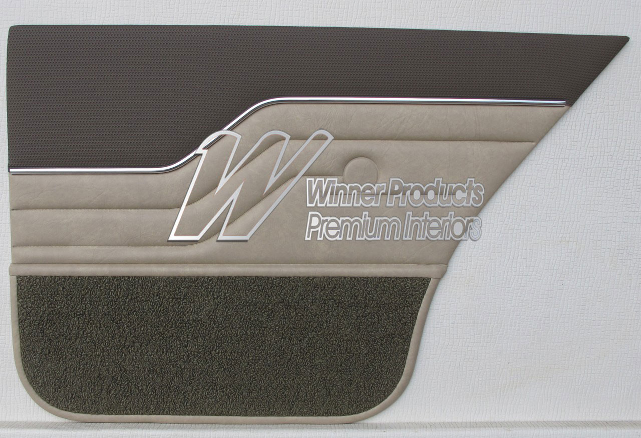 Holden Torana LX Torana SLR Sedan 60V Chamois & Printed Stripe Door Trims (Image 10 of 13)