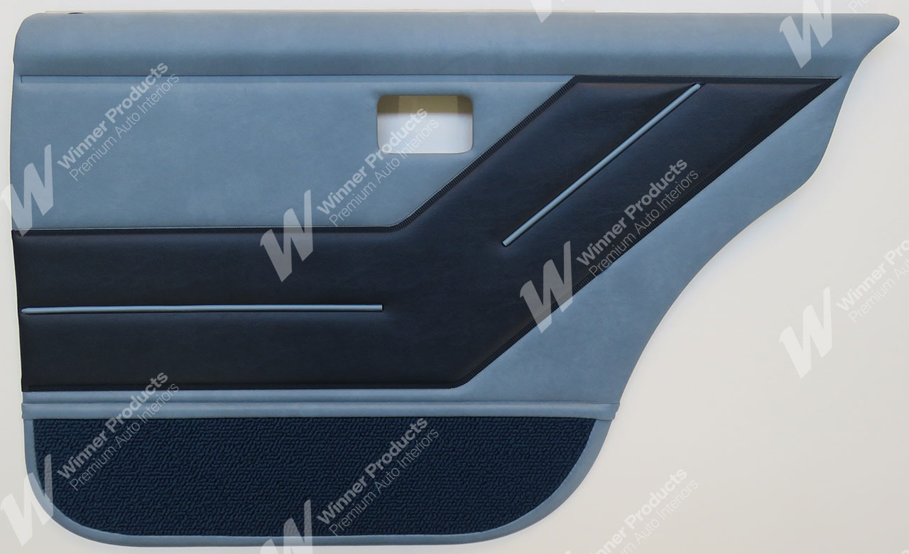 Holden Commodore VH SLX Sedan 27X Indigo Door Trims (Image 3 of 5)