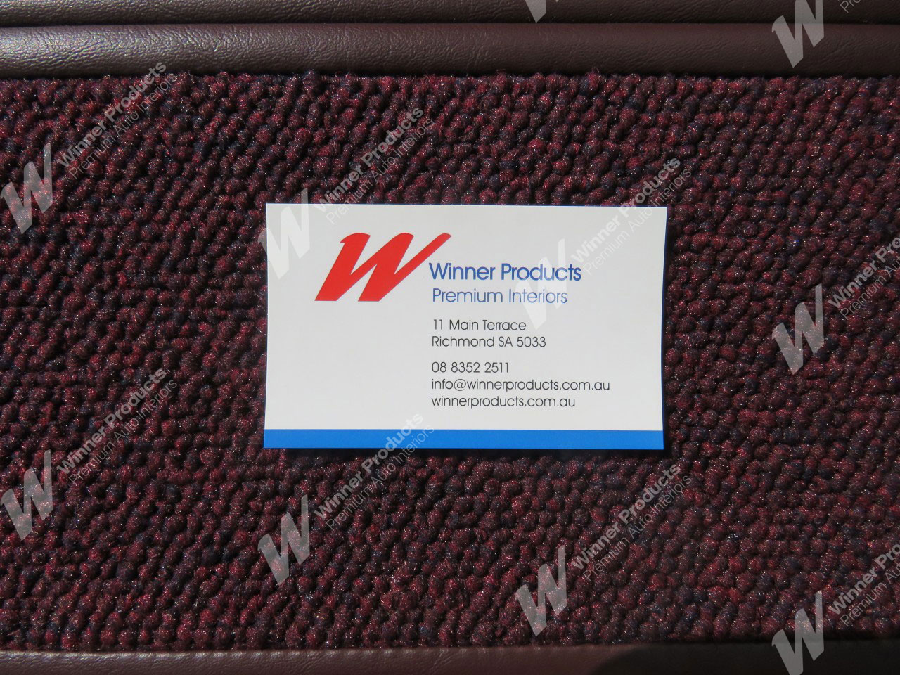 Holden Commodore VH SS Sedan 79T Claret Door Trims (Image 5 of 6)