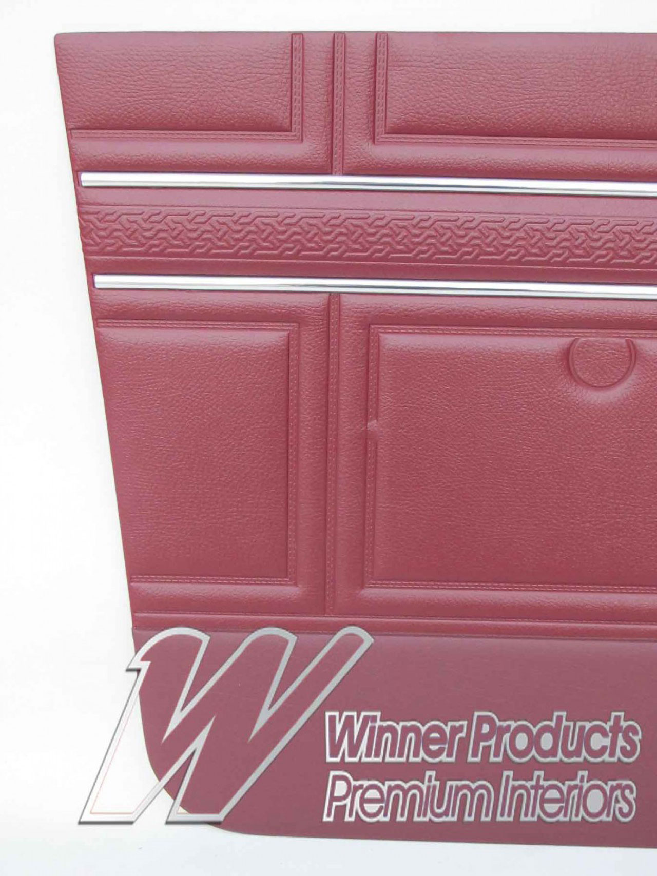 Holden Kingswood HT Kingswood Sedan 12G Morocco Red & Castillion Weave Door Trims (Image 3 of 6)