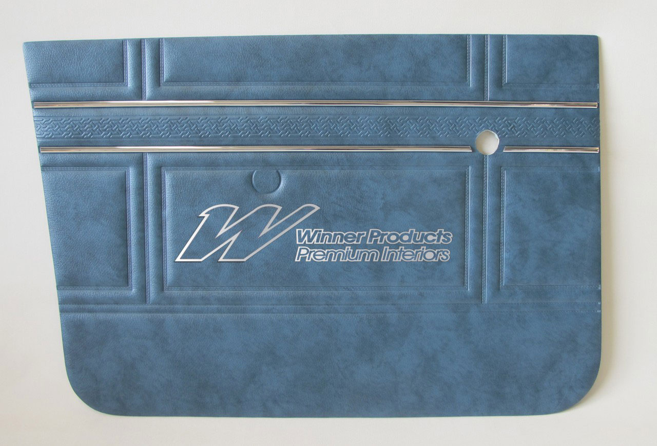 Holden Kingswood HT Kingswood Wagon 14G Twilight Blue & Castillion Weave Door Trims (Image 1 of 3)