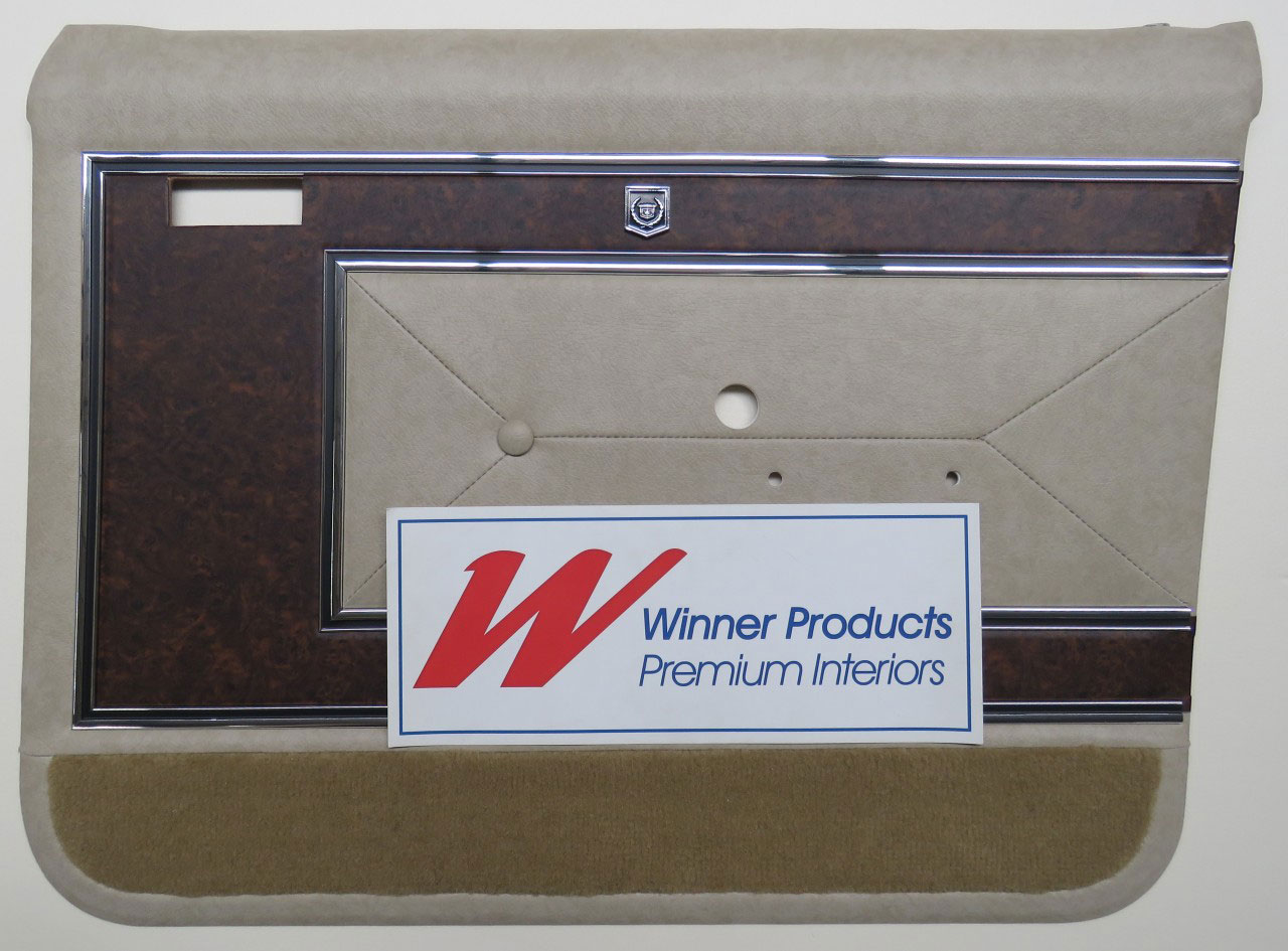 Holden Brougham HG Brougham Sedan 18M Sandalwood & Brocade Door Trims (Image 2 of 5)