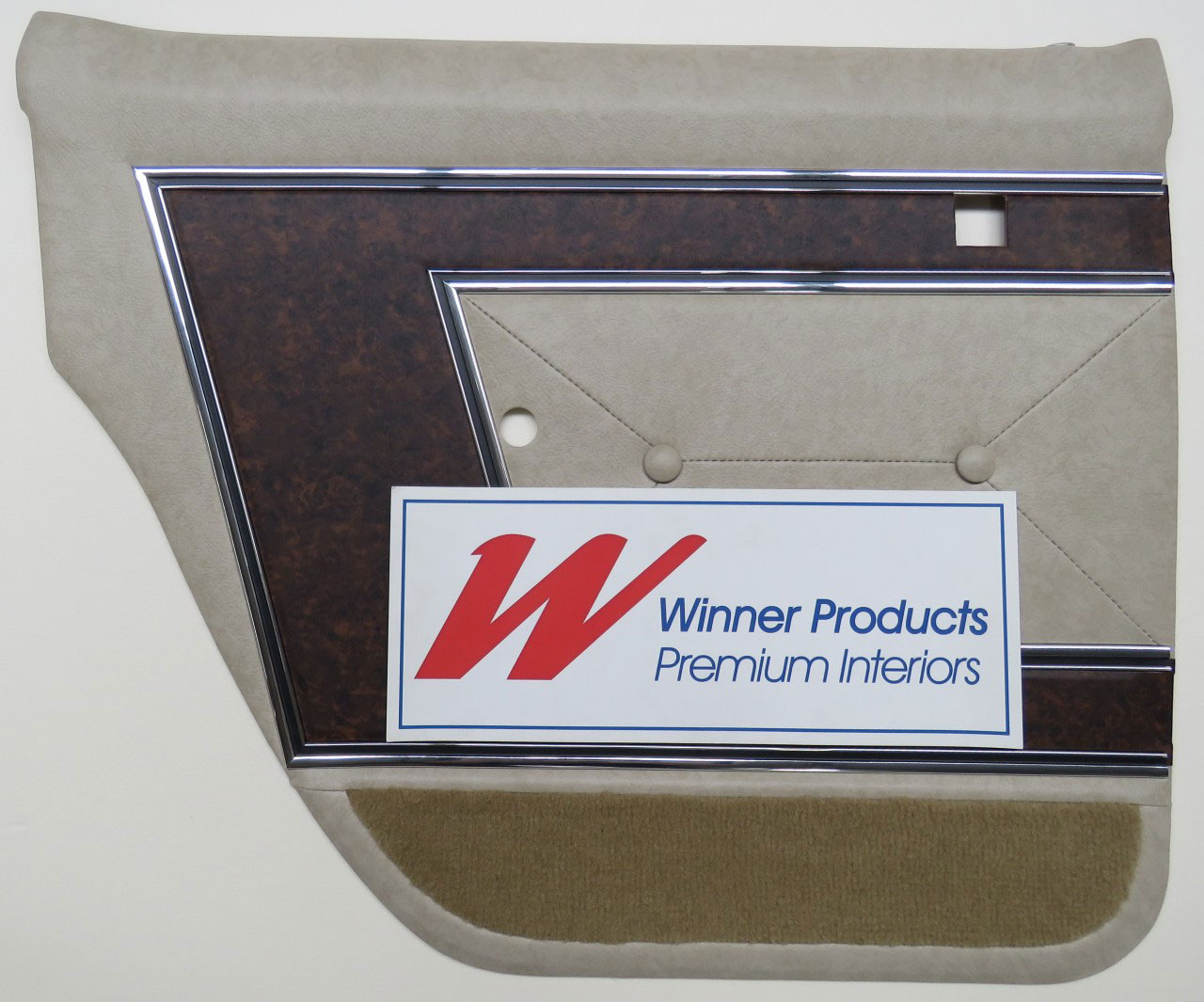 Holden Brougham HG Brougham Sedan 18M Sandalwood & Brocade Door Trims (Image 4 of 5)