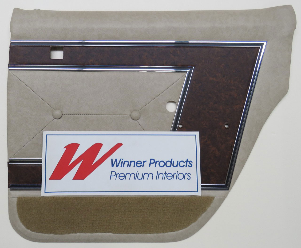 Holden Brougham HG Brougham Sedan 18M Sandalwood & Brocade Door Trims (Image 5 of 5)