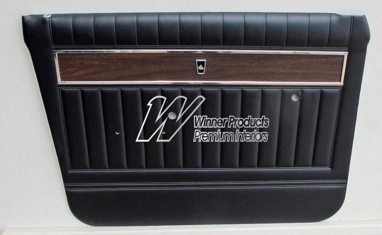 Holden Premier HK Premier Sedan 10S Black & Castillion Weave Door Trims (Image 1 of 3)