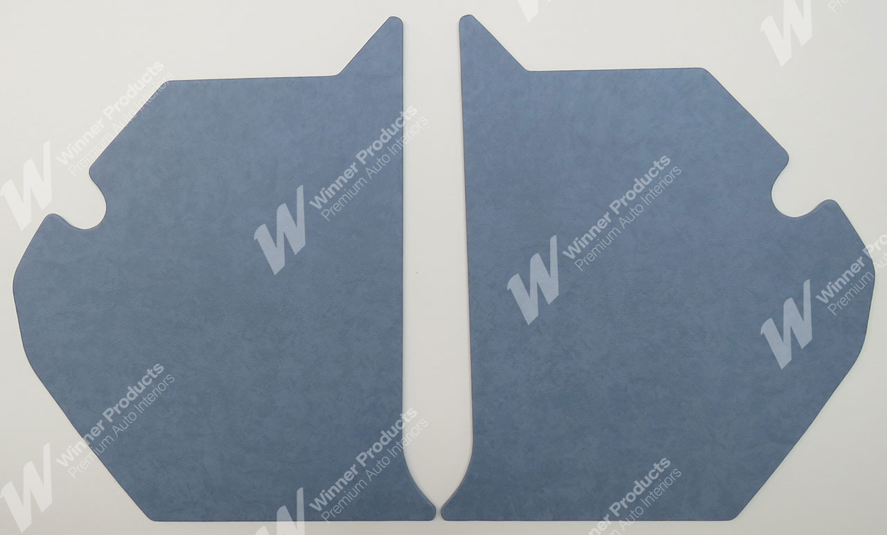 Holden Kingswood HK Kingswood Ute 14L Jacana Blue & Castillion Weave Kick Panels (Image 1 of 1)