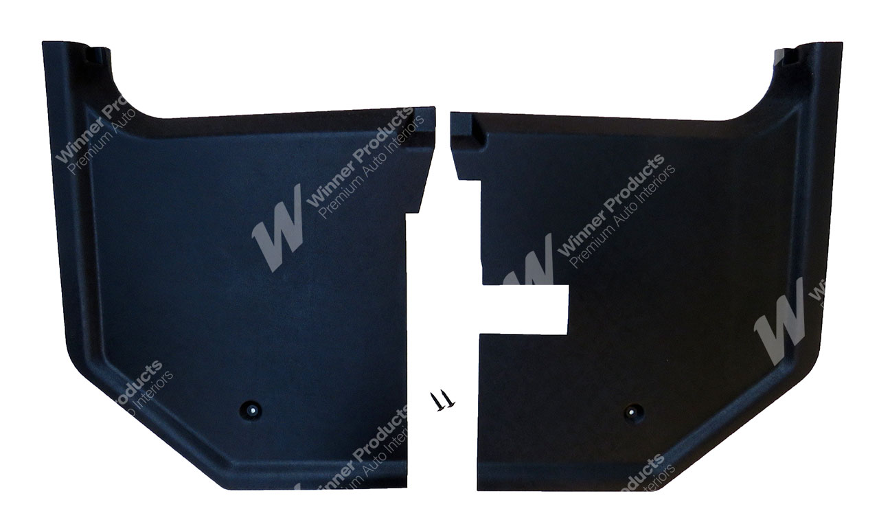 Ford GT XB GT Coupe B2 Black Kick Panels (Image 1 of 1)