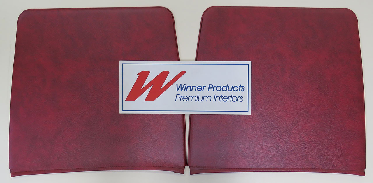 Holden Monaro HG Monaro Coupe 12X Baroque Red Seat Back Boards (Image 1 of 1)