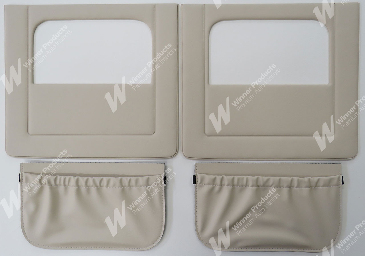 Holden Brougham HK Brougham Sedan 18M Blonde Ivory & Brocade Seat Back Boards (Image 1 of 1)