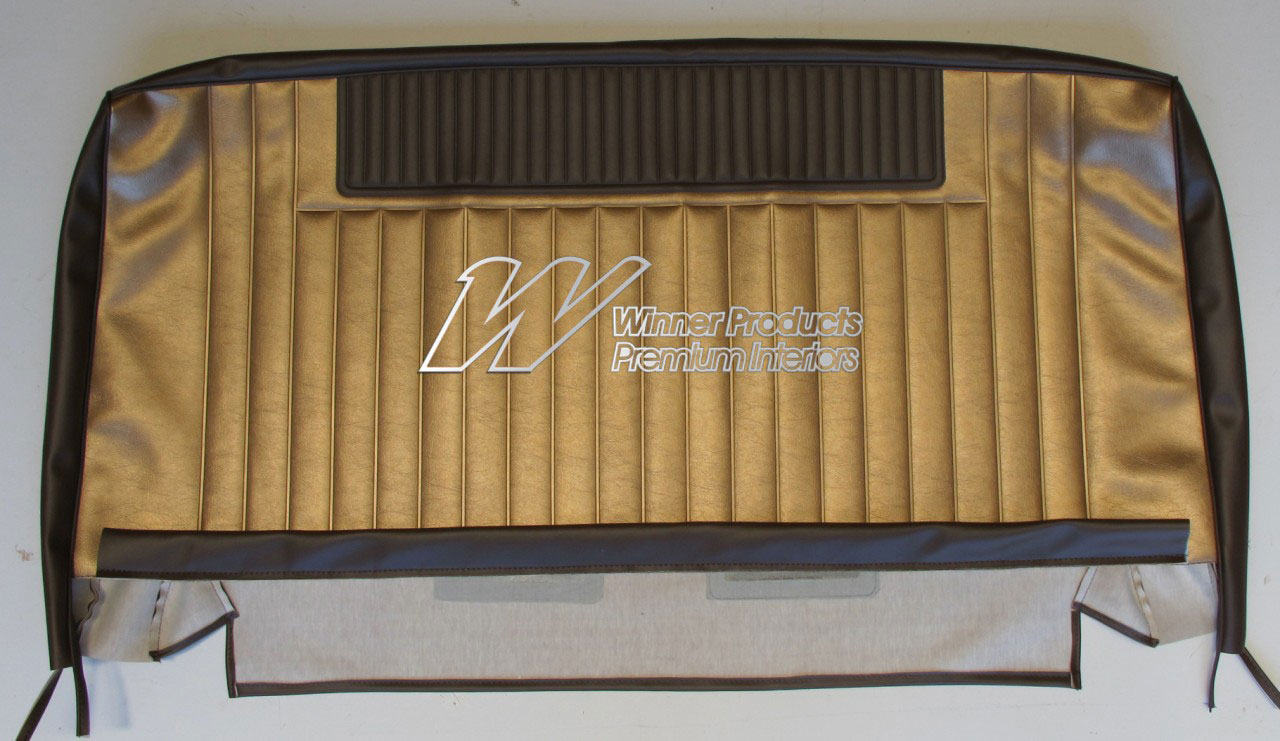 Holden Special EH Special Sedan C35 Aztec Gold & Jamboree Brown Seat Covers (Image 5 of 12)