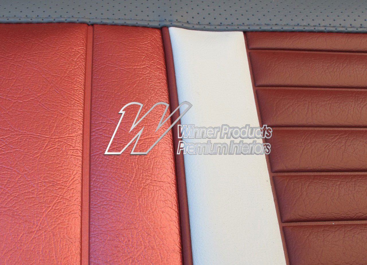 Holden Special EJ Special Wagon B18 Garnet & Bolero Red with Feathertop Grey Seat Covers (Image 3 of 3)