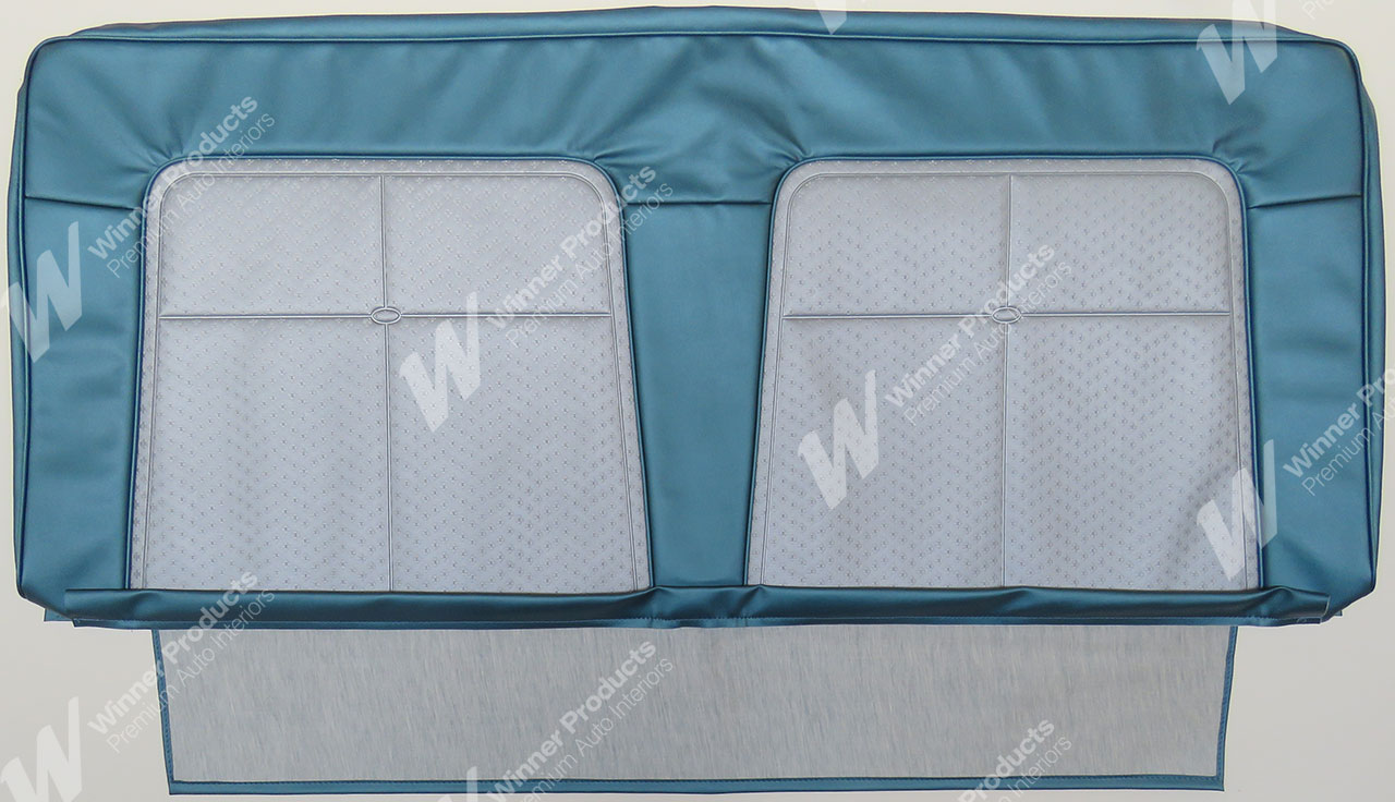 Holden Special EK Special Wagon 1051 Mosaic Turquoise & Athens Grey Seat Covers (Image 2 of 4)