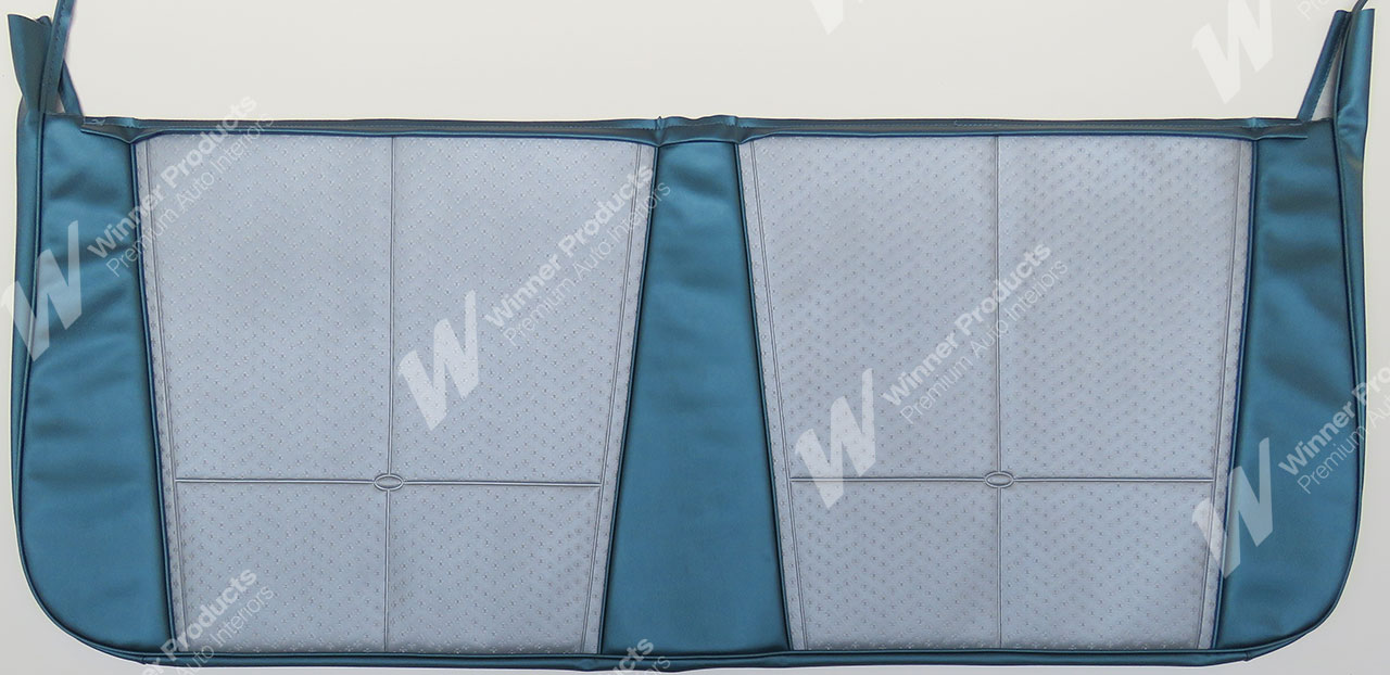 Holden Special EK Special Wagon 1051 Mosaic Turquoise & Athens Grey Seat Covers (Image 3 of 4)