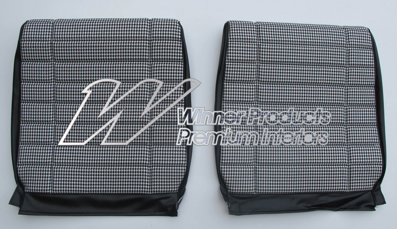 Holden Monaro HG Monaro GTS Coupe 10Y Black & Houndstooth Seat Covers (Image 2 of 5)