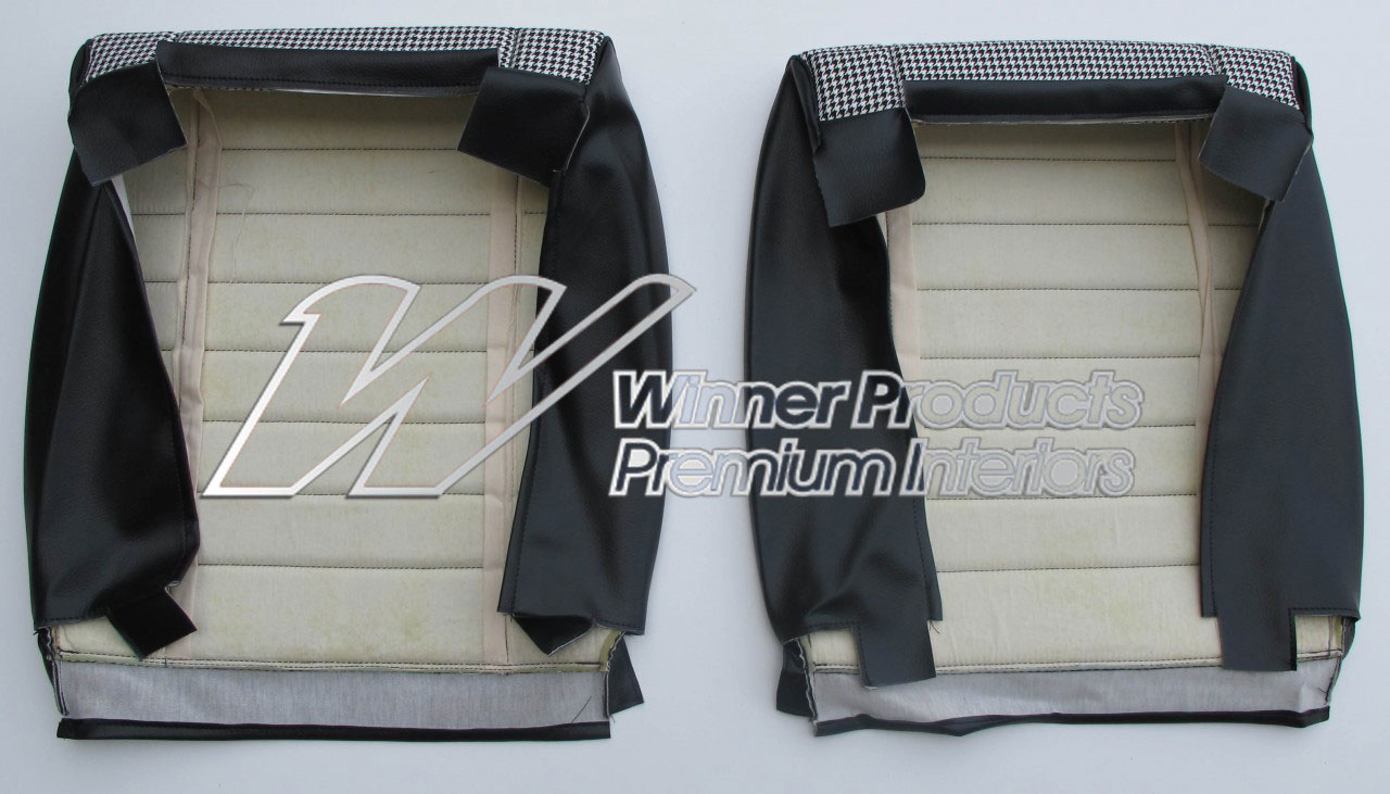 Holden Monaro HG Monaro GTS Coupe 10Y Black & Houndstooth Seat Covers (Image 3 of 5)