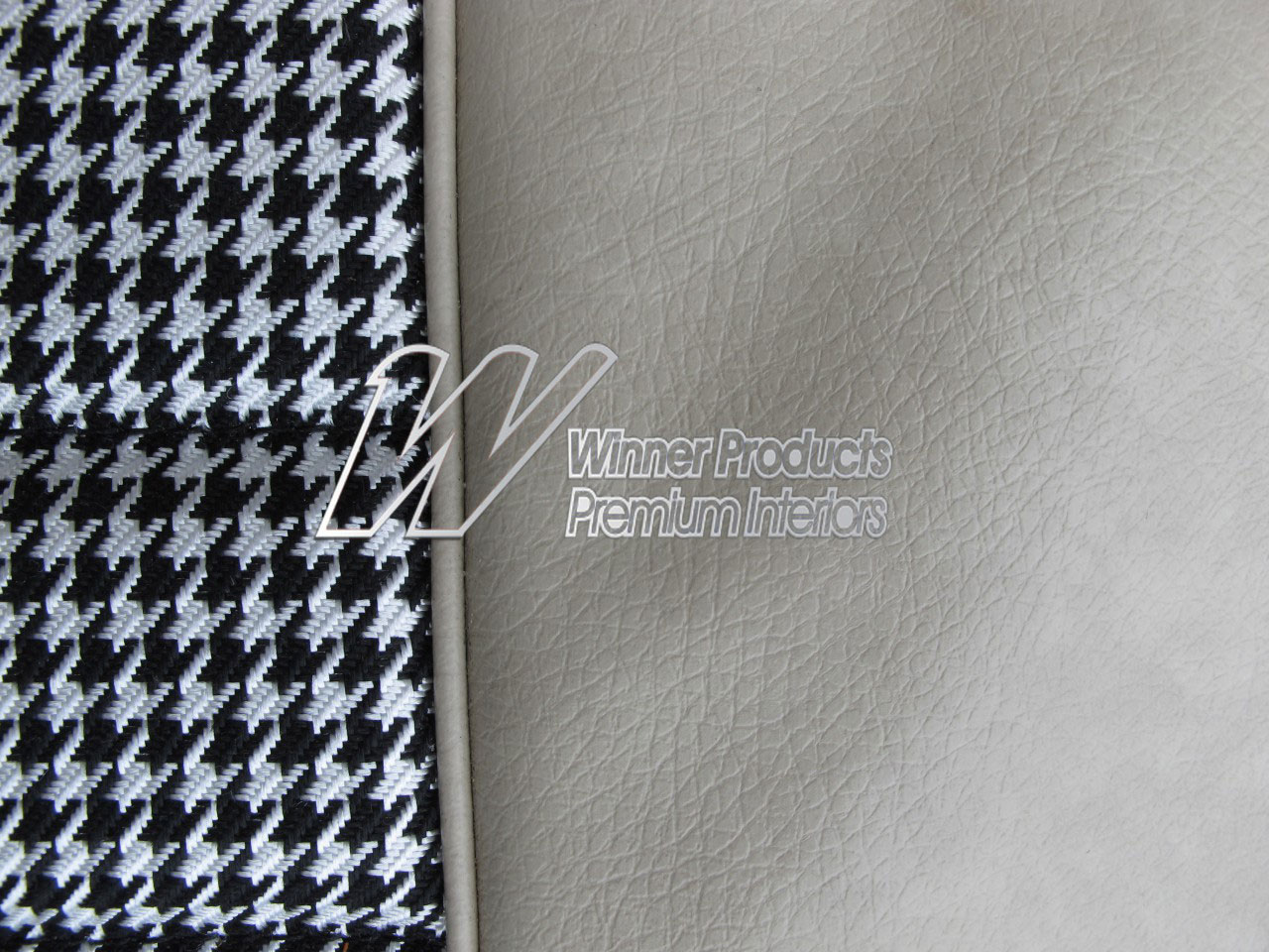 Holden Monaro HG Monaro GTS Coupe 18Y Sandalwood & Black & Houndstooth Seat Covers (Image 3 of 3)