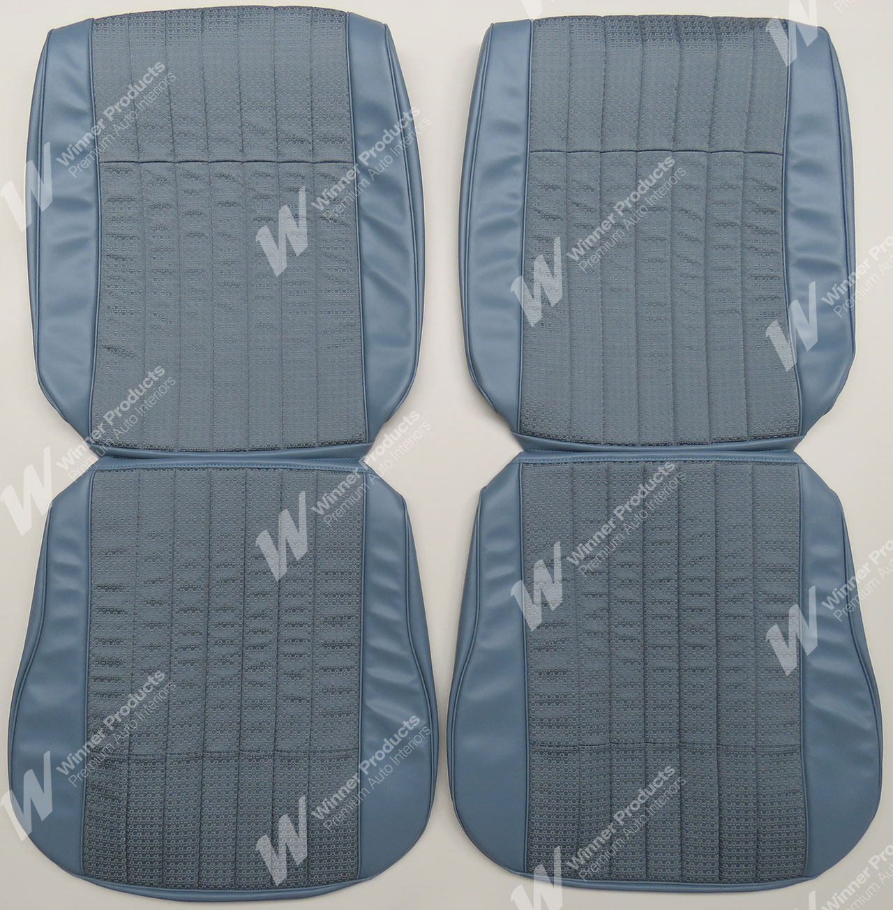 Holden Premier HK Premier Sedan 14S Light Teal & Castillion Weave Seat Covers (Image 1 of 4)