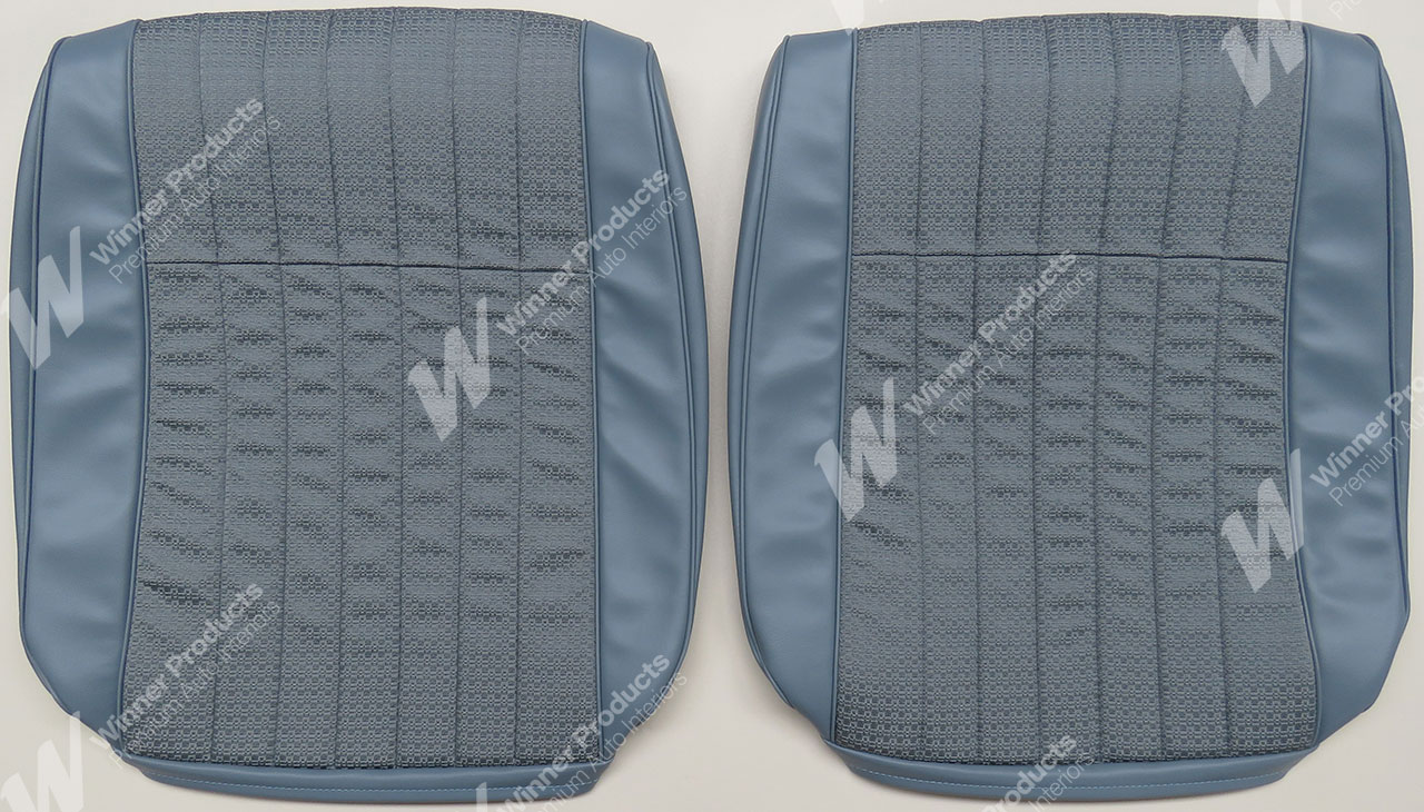 Holden Premier HK Premier Sedan 14S Light Teal & Castillion Weave Seat Covers (Image 2 of 4)