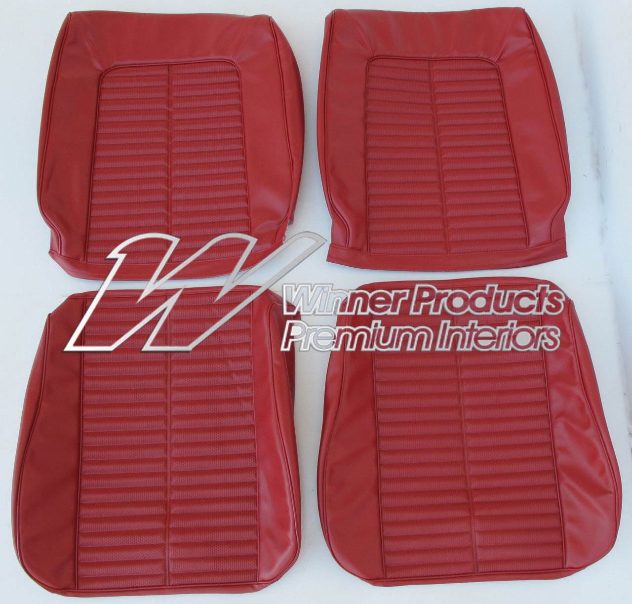 Holden Monaro HK Monaro Coupe 12X Goya Red Seat Covers (Image 1 of 4)