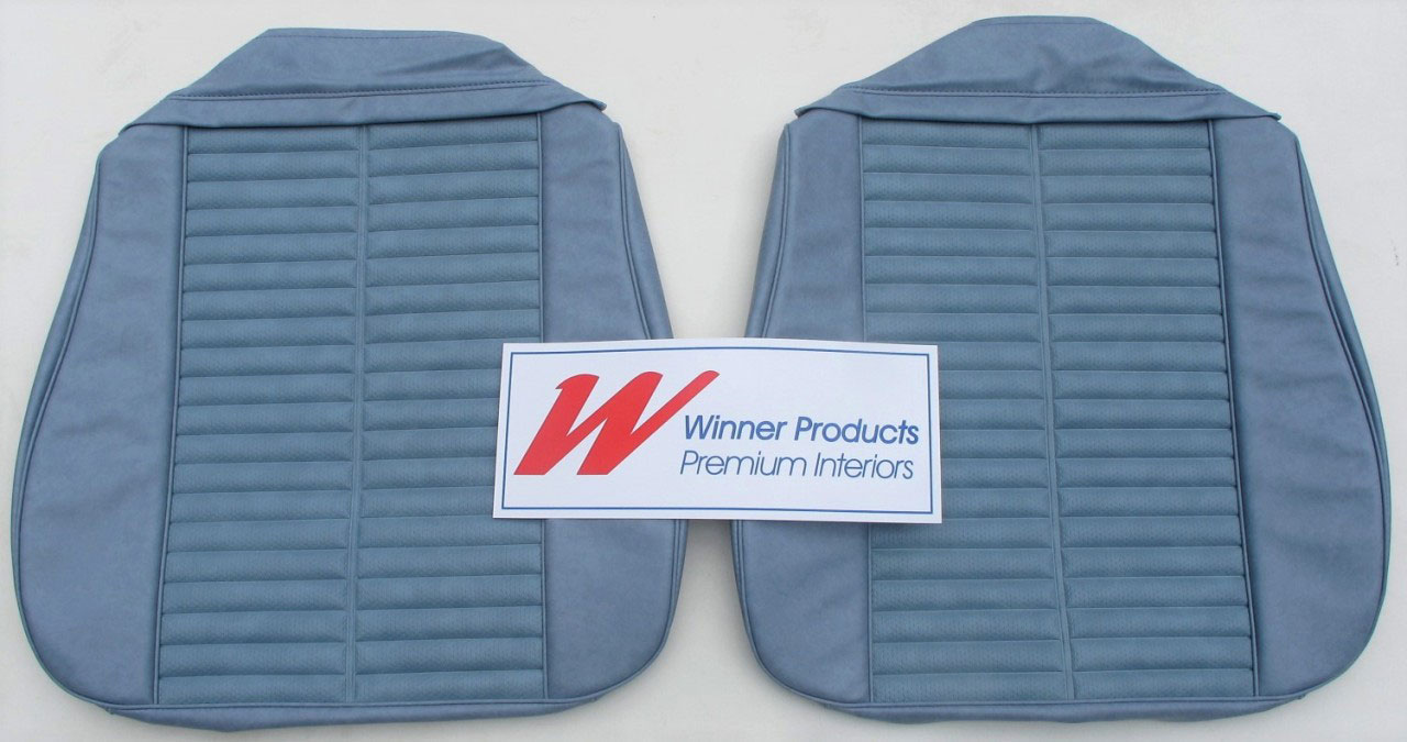 Holden Monaro HK Monaro Coupe 14Z Jacana Blue Seat Covers (Image 2 of 2)