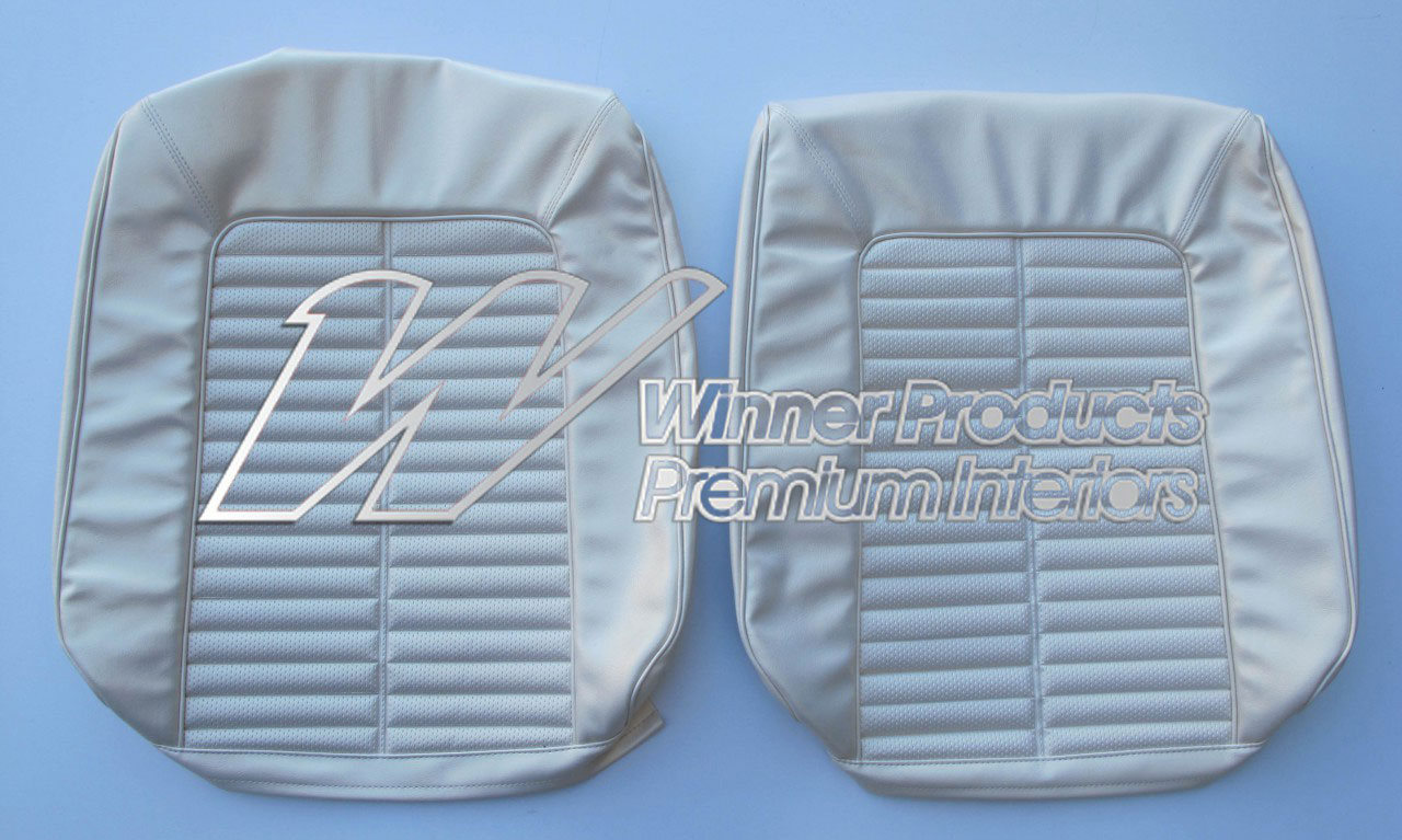 Holden Monaro HK Monaro GTS Coupe 18Y Parchment & Black Seat Covers (Image 3 of 5)