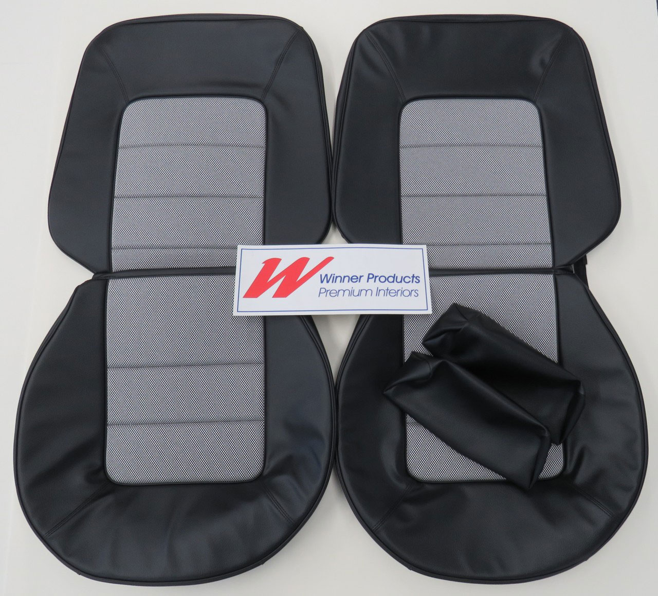 Holden SS HQ SS Sedan 10D Black Seat Covers (Image 1 of 4)