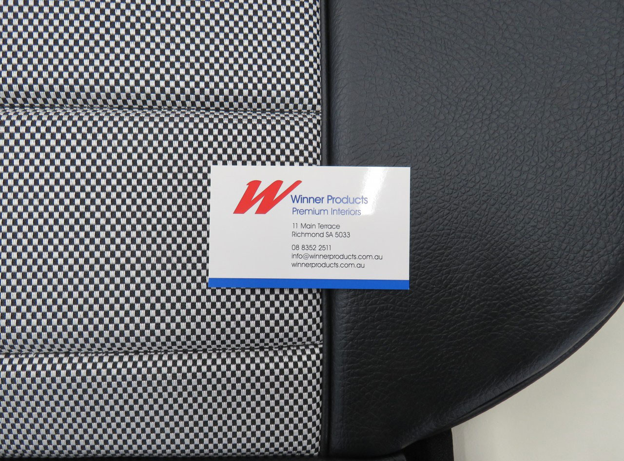 Holden SS HQ SS Sedan 10D Black Seat Covers (Image 4 of 4)