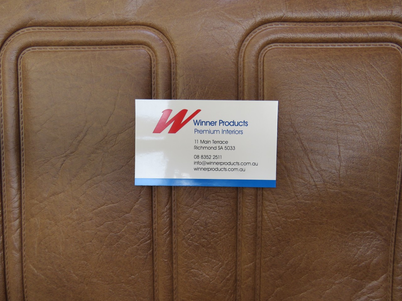 Holden Belmont HQ Belmont Panel Van 39A Brown Seat Covers (Image 4 of 4)