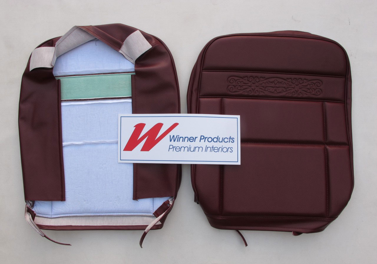 Holden Premier HT Premier Sedan 12R Morocco Red Seat Covers (Image 4 of 7)