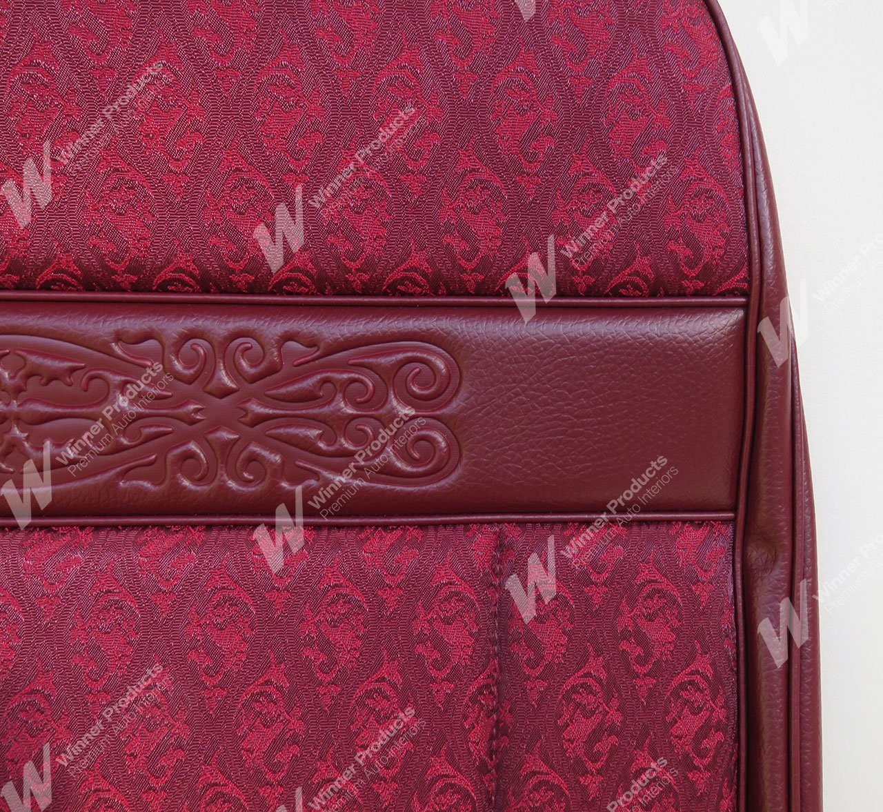 Holden Premier HT Premier Sedan 12T Morocco Red & Castillion Weave Seat Covers (Image 4 of 4)