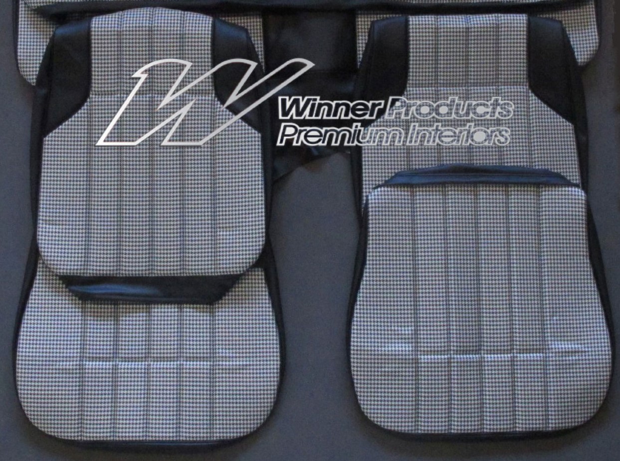 Holden Monaro HT Monaro GTS Coupe 10Y Black & Houndstooth Seat Covers (Image 1 of 4)