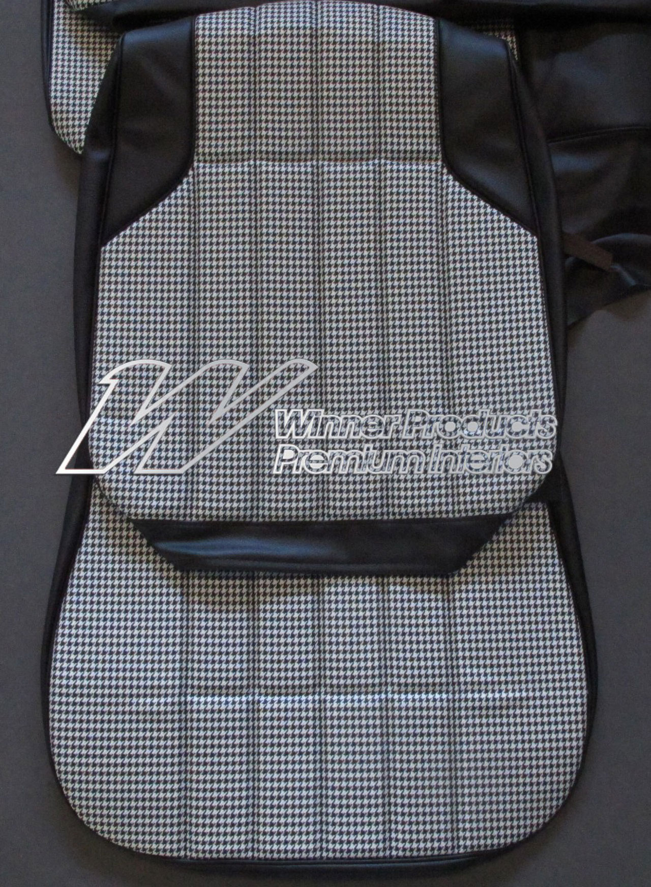 Holden Monaro HT Monaro GTS Coupe 10Y Black & Houndstooth Seat Covers (Image 2 of 4)