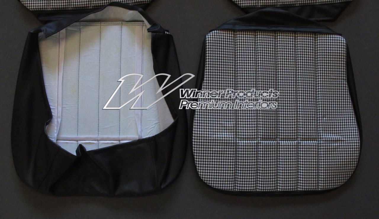 Holden Monaro HT Monaro GTS Coupe 10Y Black & Houndstooth Seat Covers (Image 3 of 4)