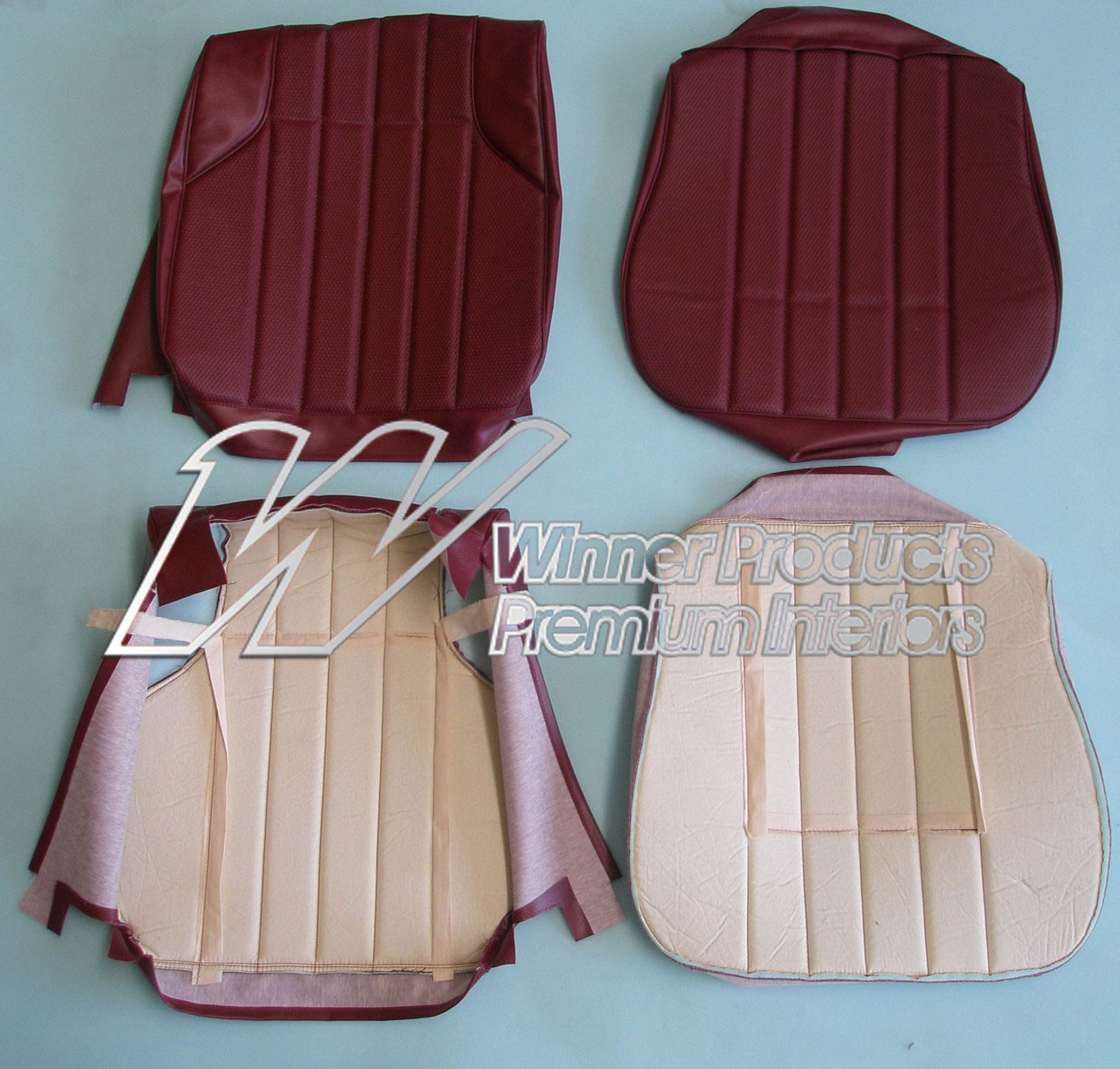 Holden Monaro HT Monaro GTS Coupe 12X Morocco Red Seat Covers (Image 1 of 6)