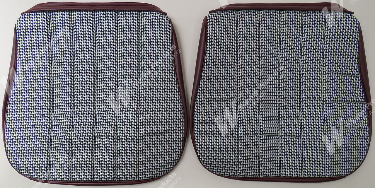 Holden Monaro HT Monaro GTS Coupe 12Y Morocco Red & Houndstooth Seat Covers (Image 3 of 4)