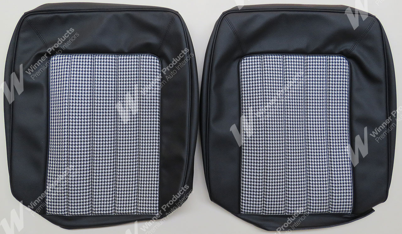 Holden Torana LJ Torana GTR Coupe 40Y Black & Houndstooth Seat Covers (Image 2 of 5)