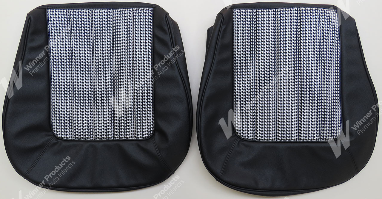 Holden Torana LJ Torana GTR Coupe 40Y Black & Houndstooth Seat Covers (Image 3 of 5)