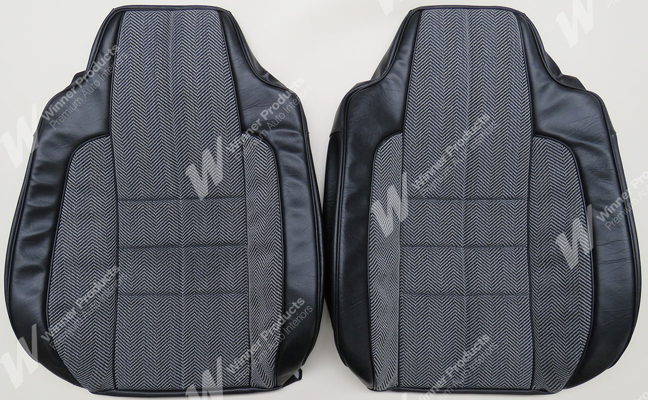 Holden Torana LX Torana SS Hatch 18X Slate Black Seat Covers (Image 2 of 4)