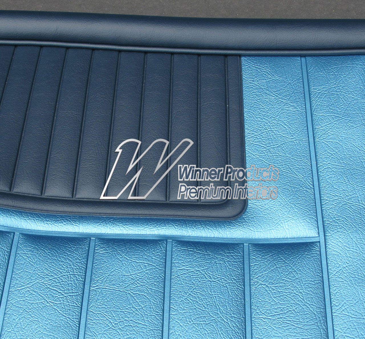 Holden Special EH Special Sedan C31 Saxe & Columbine Blue Seat Covers (Image 7 of 14)