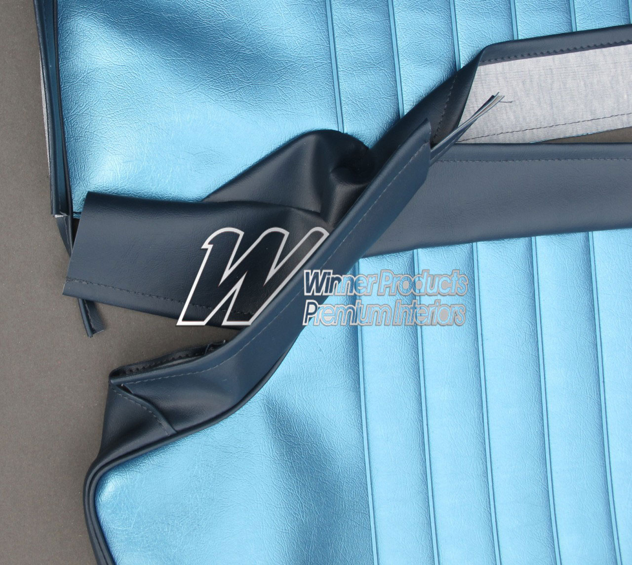 Holden Special EH Special Sedan C31 Saxe & Columbine Blue Seat Covers (Image 13 of 14)