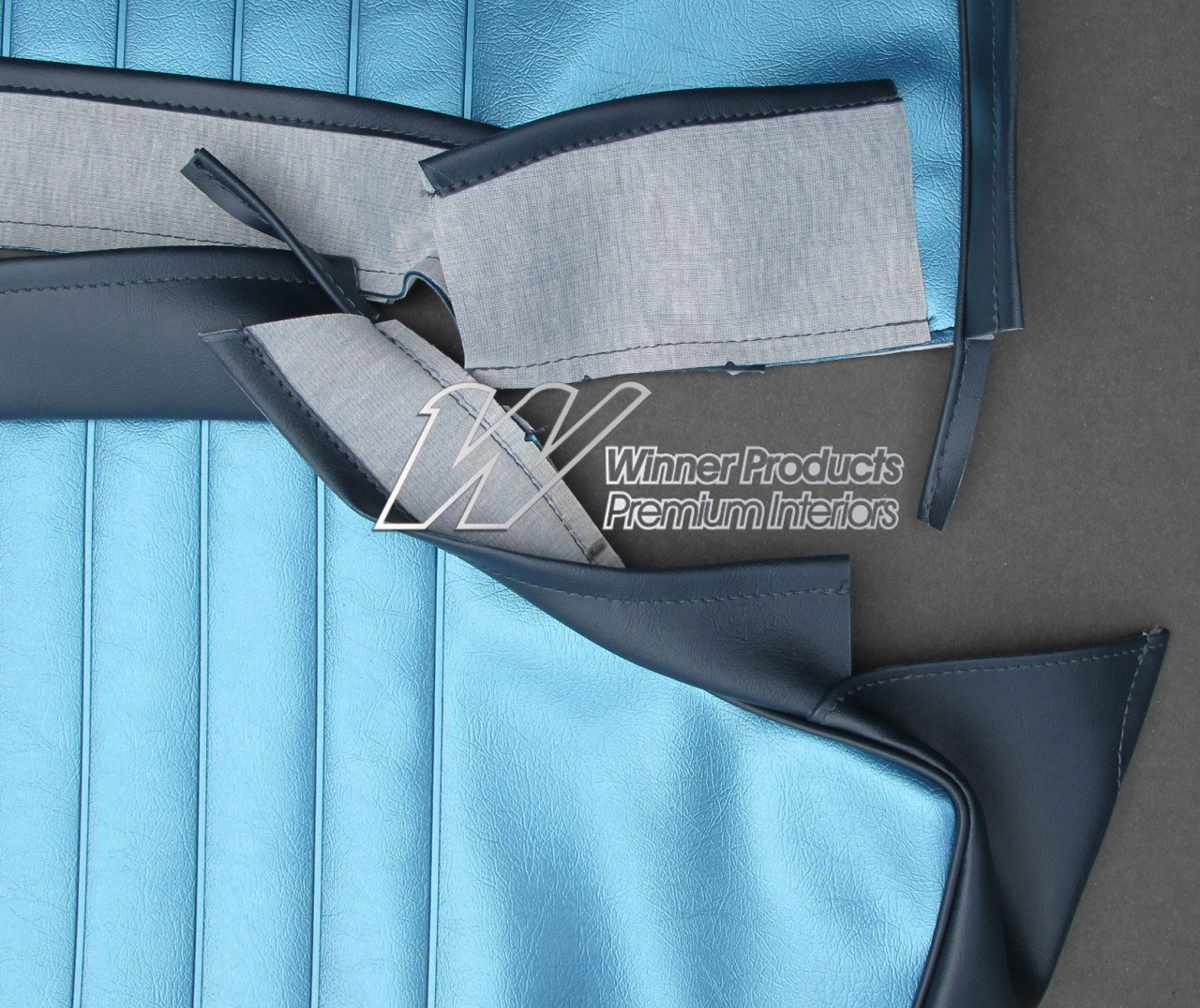 Holden Special EH Special Sedan C31 Saxe & Columbine Blue Seat Covers (Image 14 of 14)