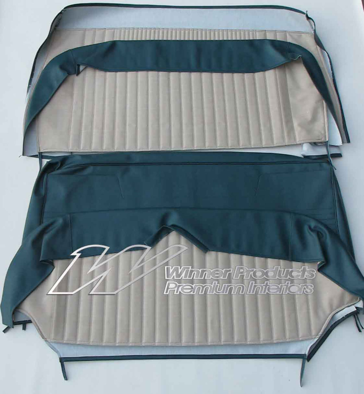 Holden Special EH Special Sedan C32 Gem & Tiara Turquoise Seat Covers (Image 3 of 7)