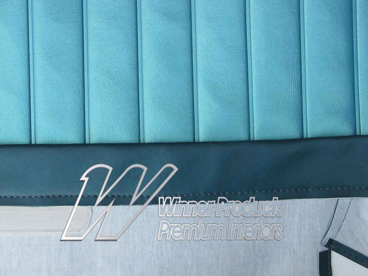 Holden Special EH Special Sedan C32 Gem & Tiara Turquoise Seat Covers (Image 7 of 7)